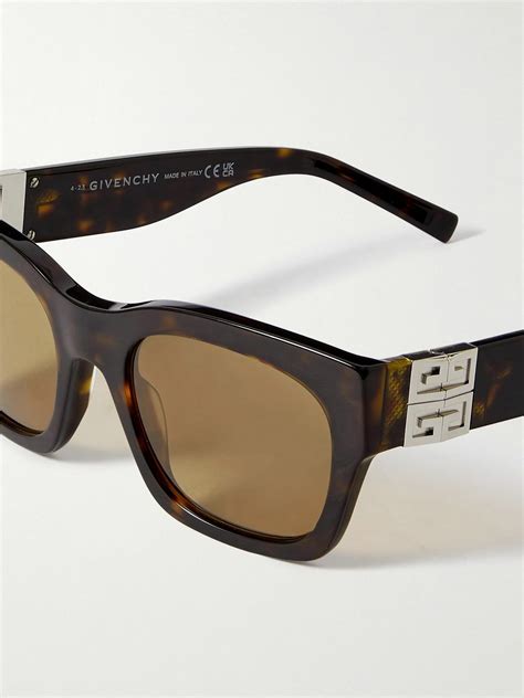 Givenchy: Tortoiseshell 4G Sunglasses .